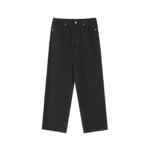 heavyweight cotton straight leg pants