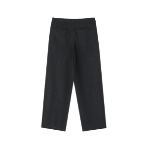 heavyweight cotton straight leg pants