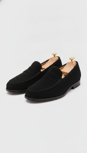suede loafers